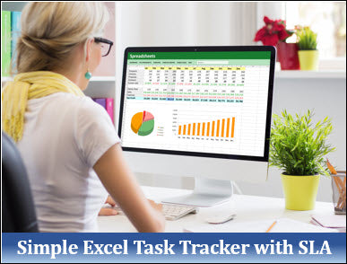 Simple Excel Task Tracker with SLA Tracking