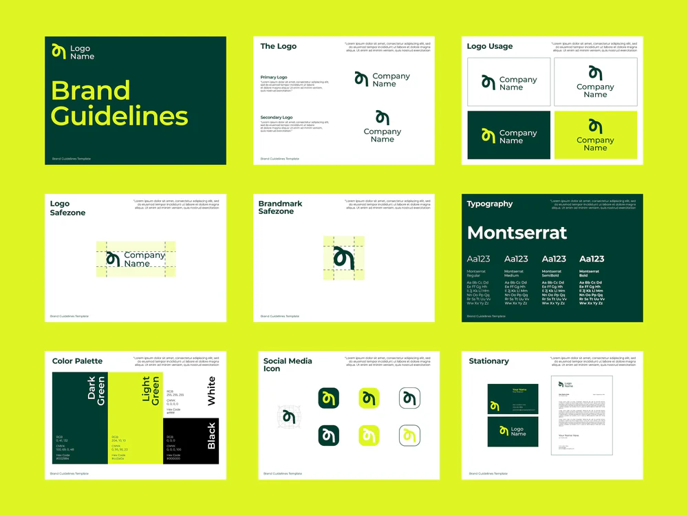 Consultancy Brand Guidelines Template Free Template