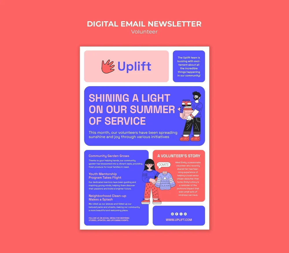 Consulting Email Newsletter Template Free Download