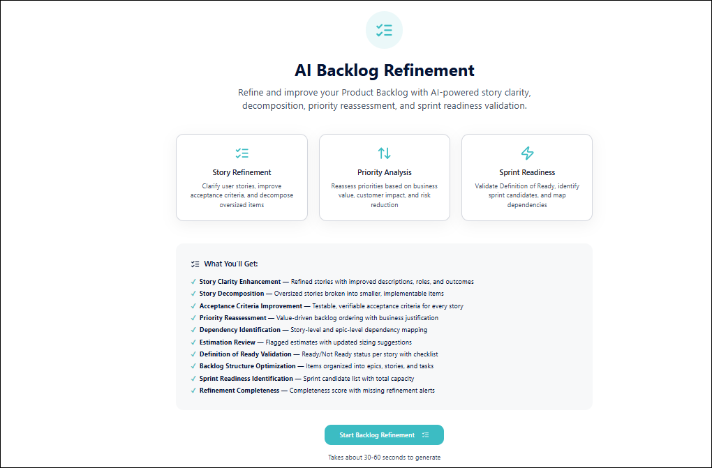 AI Backlog Refinement