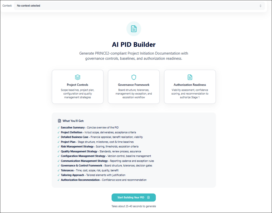 AI PID Builder