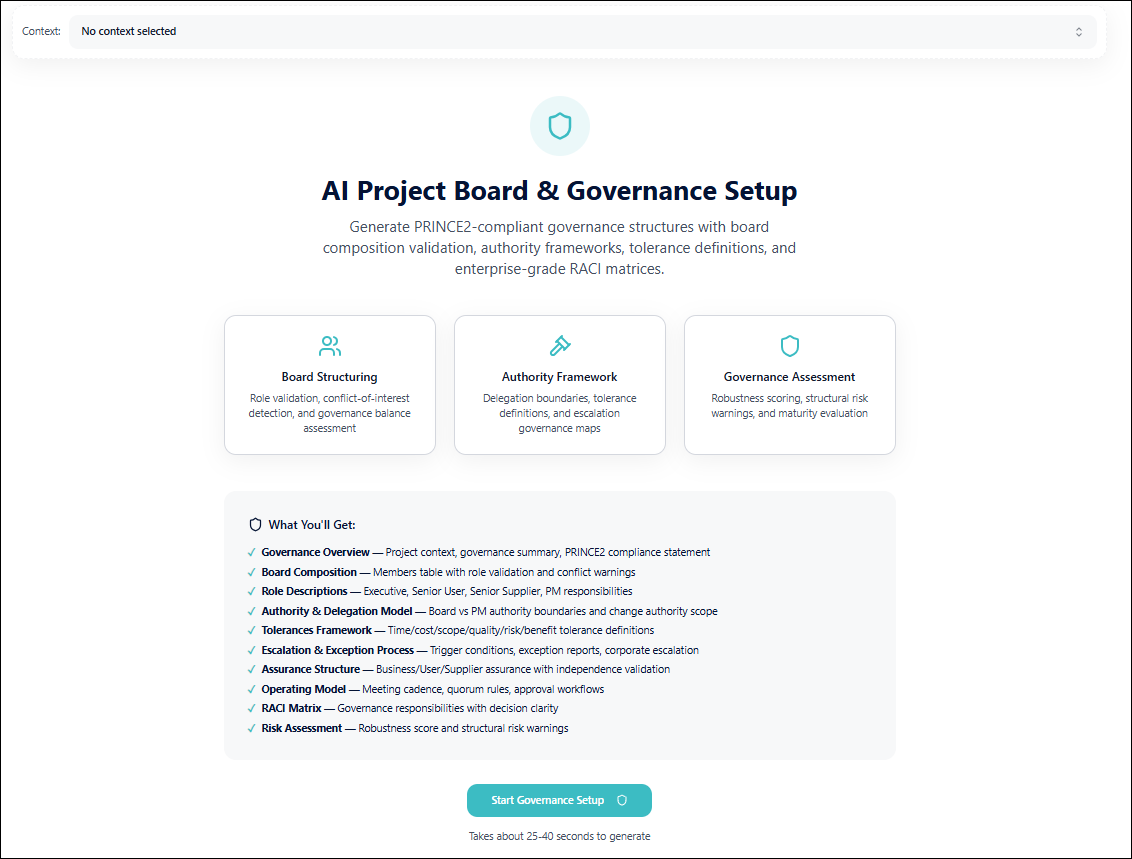 Project Governance Setup AI Project Board & Governance Setup – Techno PM - Project Management ...