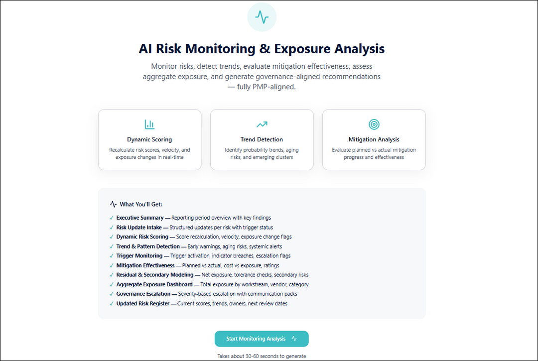 AI Risk Monitoring Exposure Analysis