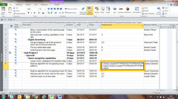 Microsoft Project Plan - Master Plan
