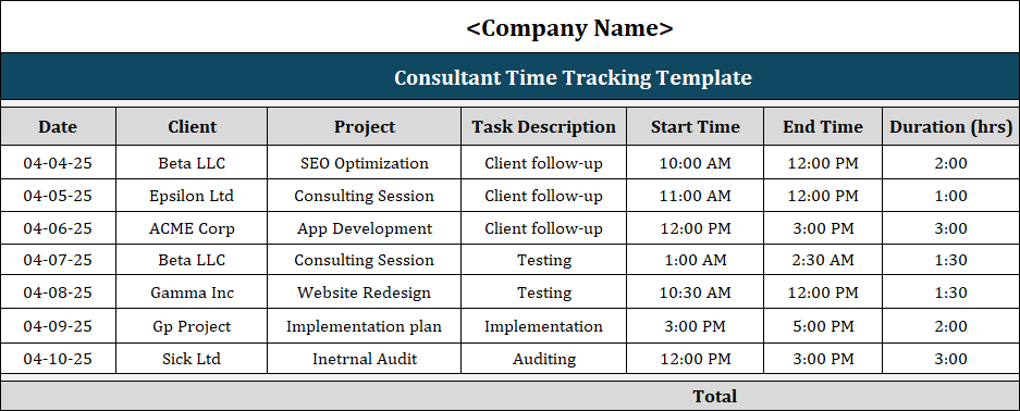 Consultant Toolkit