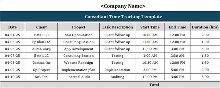 Consultant Toolkit