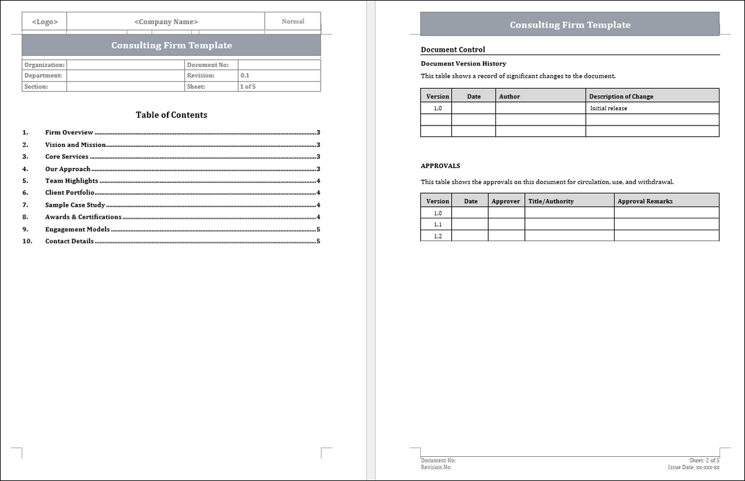 Consulting Firm Template