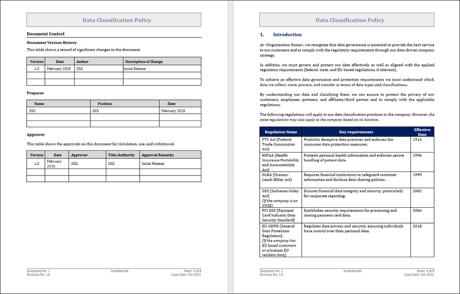 Data Governance Framework – Techno PM - Project Management Templates ...