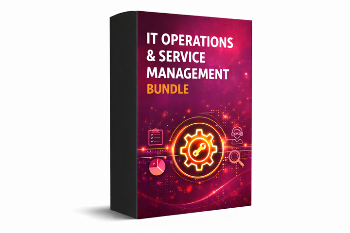 IT Operations & Service Management Bundle ( IT Operations+ ITSM + ISO 20000)