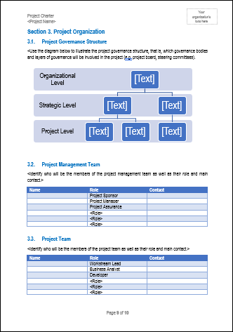 Project Jumpstart Pack- Project Charter Template