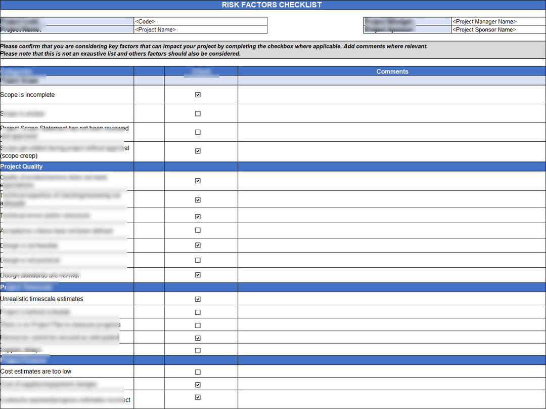 Risk Management Toolkit