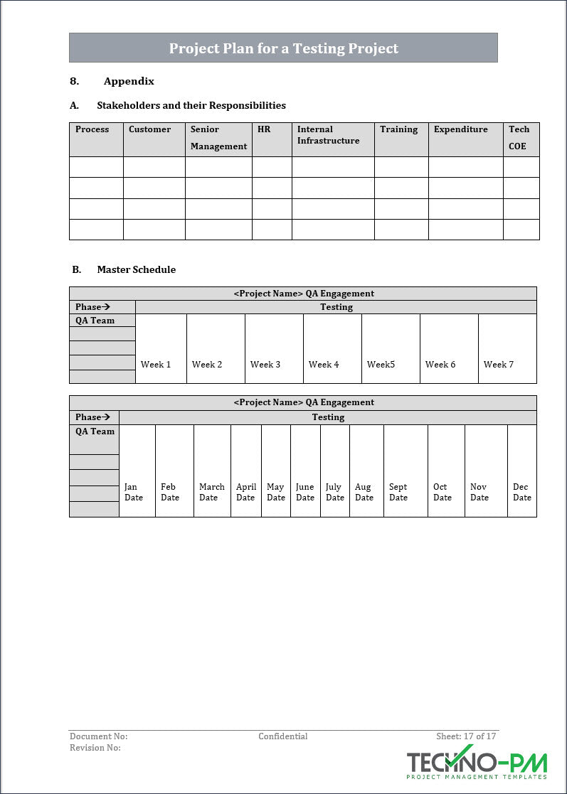 Project Testing Toolkit – Techno PM - Project Management Templates Download