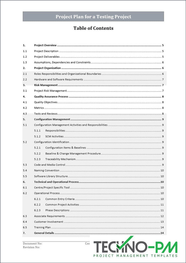 Project Management Templates