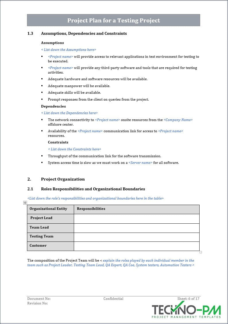 Project Management Templates