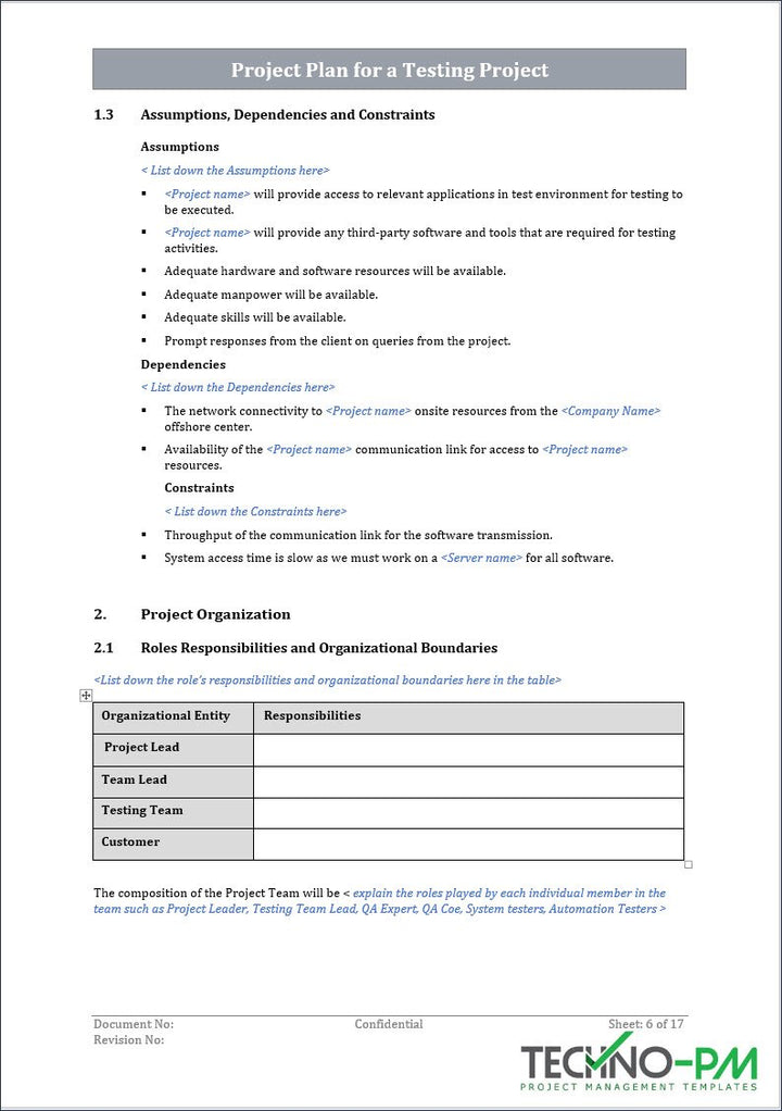 Project Management Templates