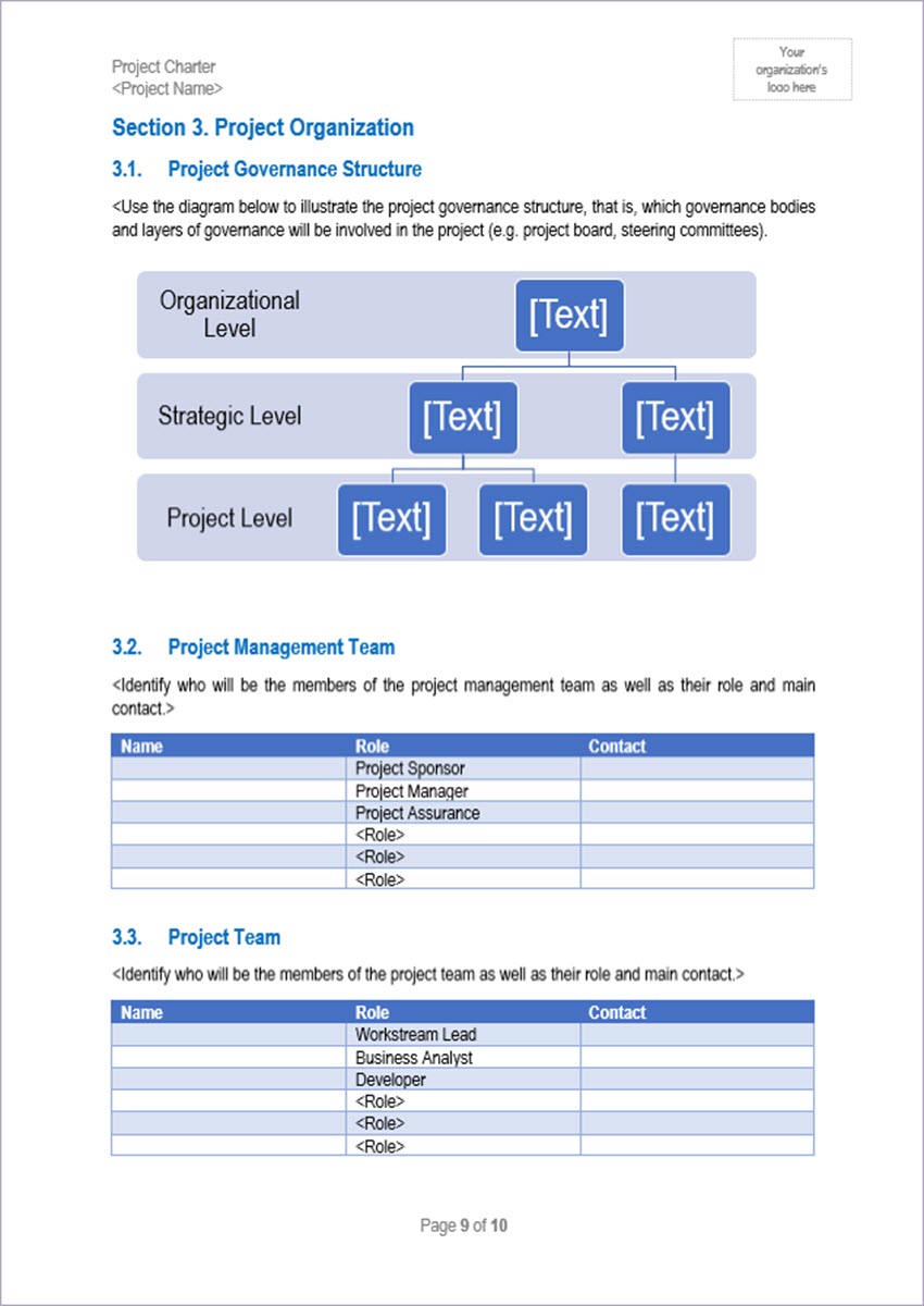 Project Charter Templates