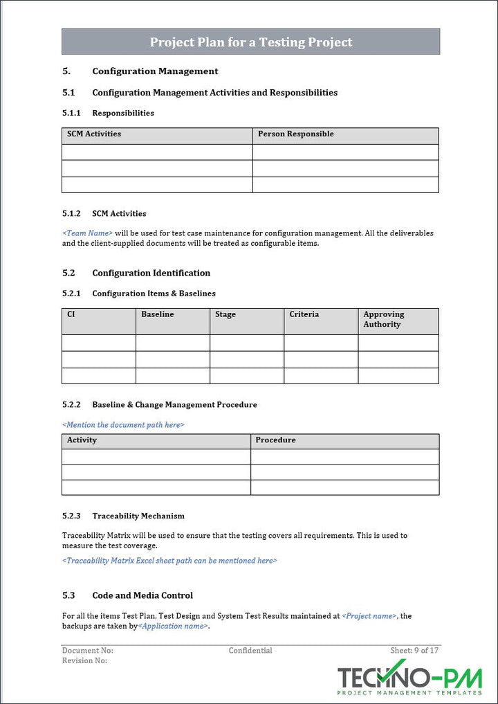 Project Management Templates