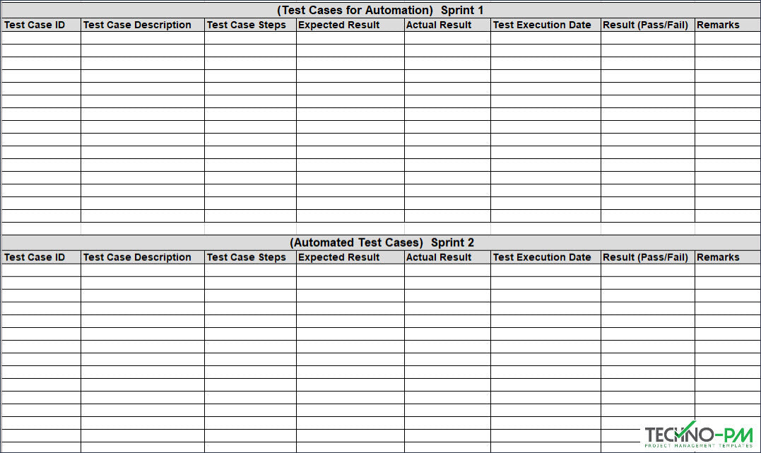 Testing Queue Templates Testing Toolkit – Techno PM - Project Management Templates Download