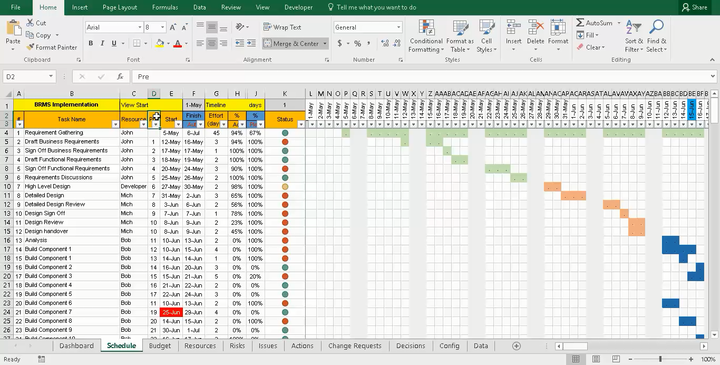 Project Tracking with Master Excel Project Manager