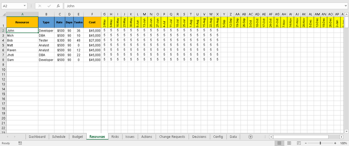 Project Tracking with Master Excel Project Manager