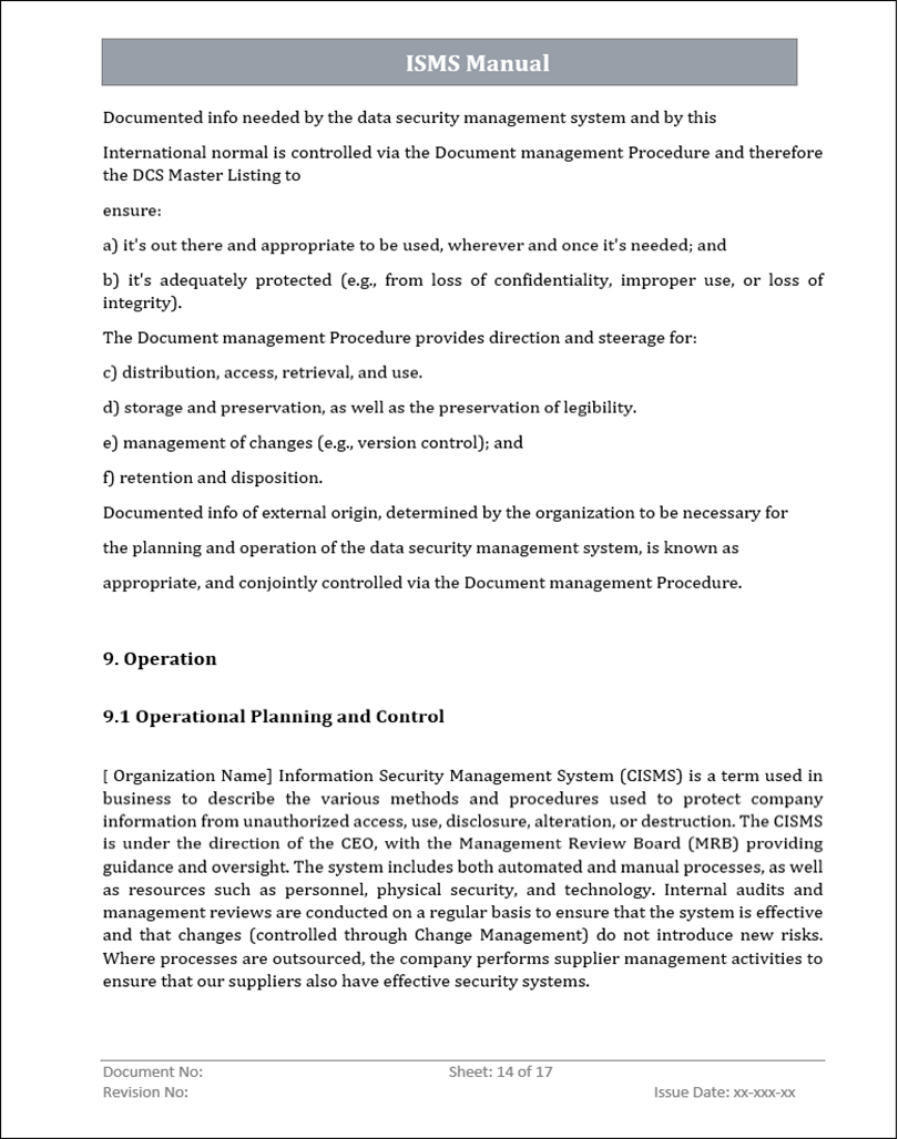 ISO 27001:2022 Implementation Toolkit