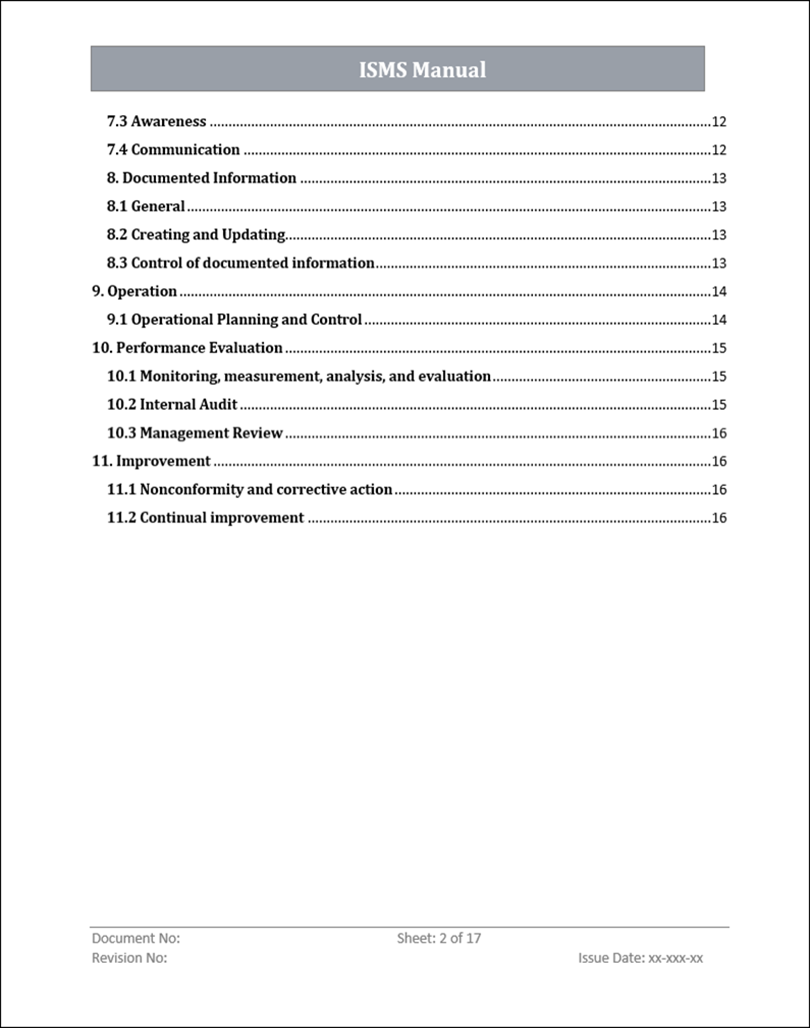 ISO 27001:2022 Implementation Toolkit