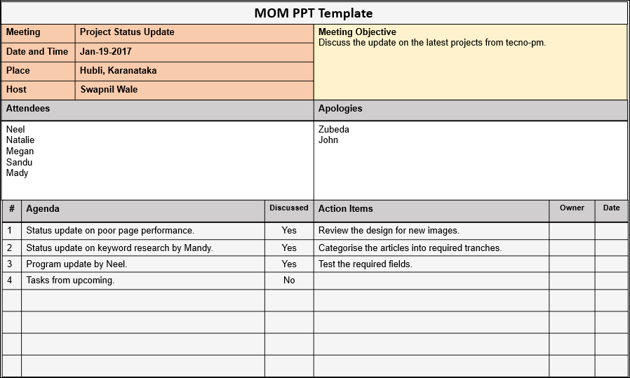 Project Management Templates