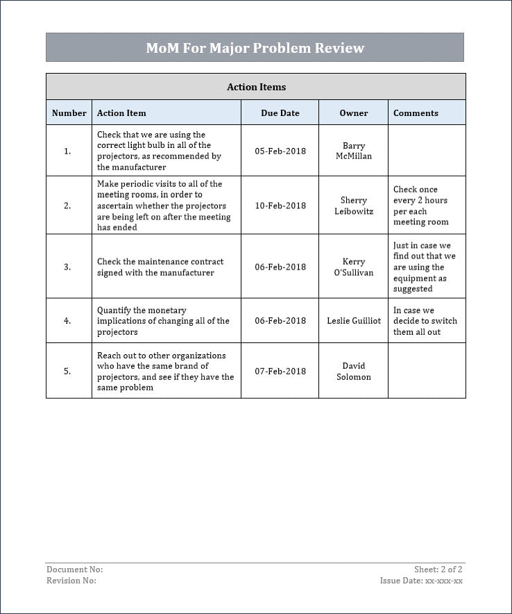 Problem Management Templates Bundle – Techno PM - Project Management ...