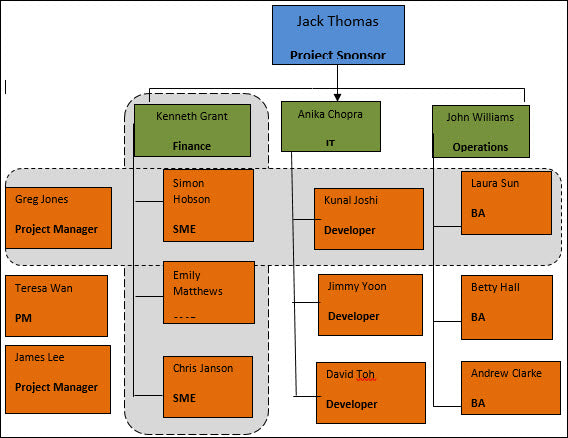 Project Team Structure Template