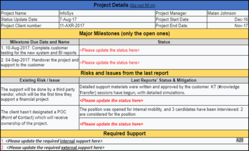 Project Status Reports  (42 templates)