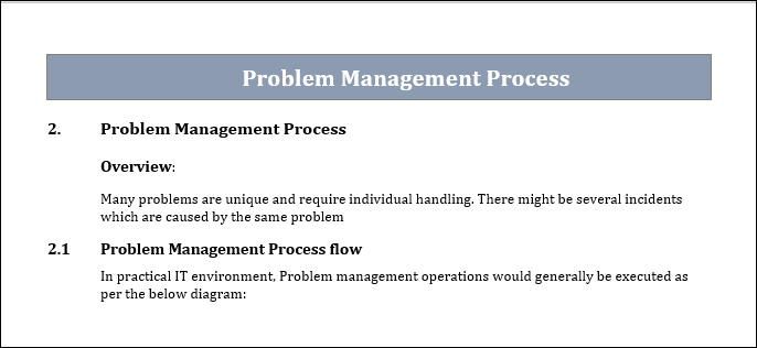 Problem Management Templates Bundle – Techno PM - Project Management ...
