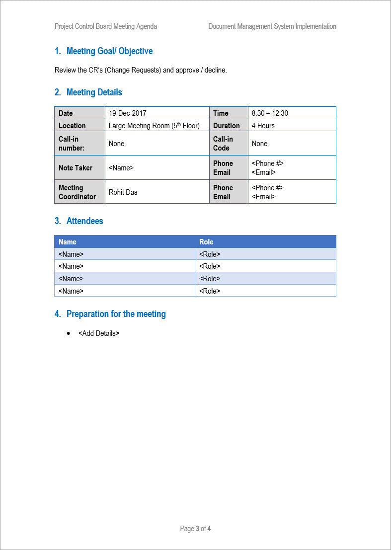 Project Management Templates