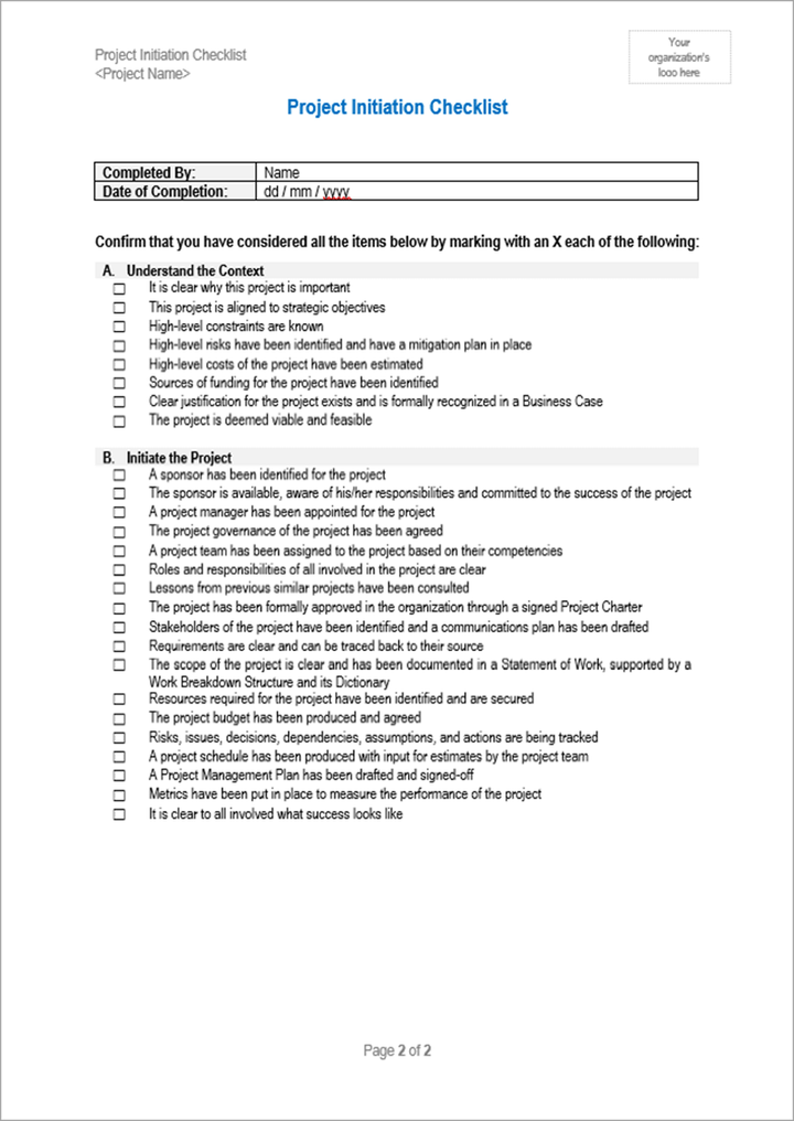 Project Management Templates Toolkit