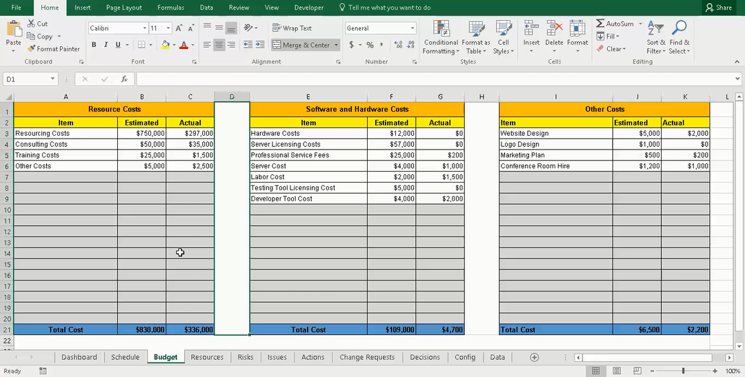 Project Tracking with Master Excel Project Manager