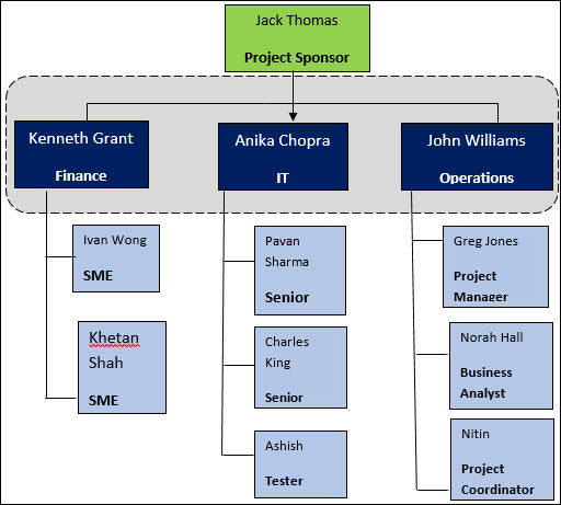 Project Team Structure Template