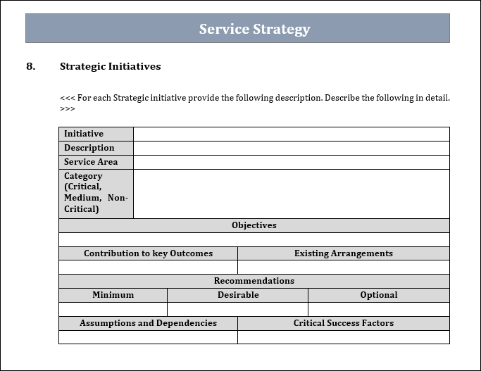 Service Task Template Service Management Templates Bundle – Techno PM - Project Management ...