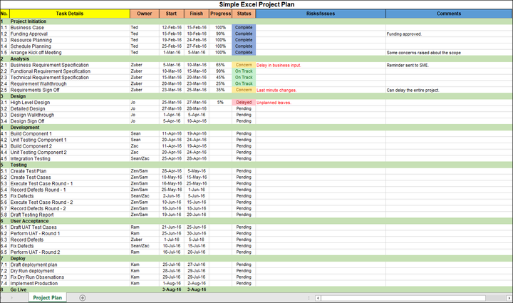 Simple-Project-Plan-Excel-Template