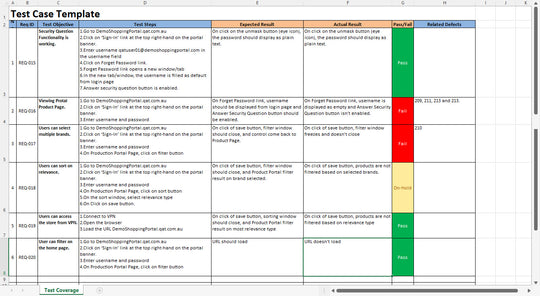 Test Case Template Techno PM Project Management Templates Download Test Case Template Techno PM Project Management Templates Download