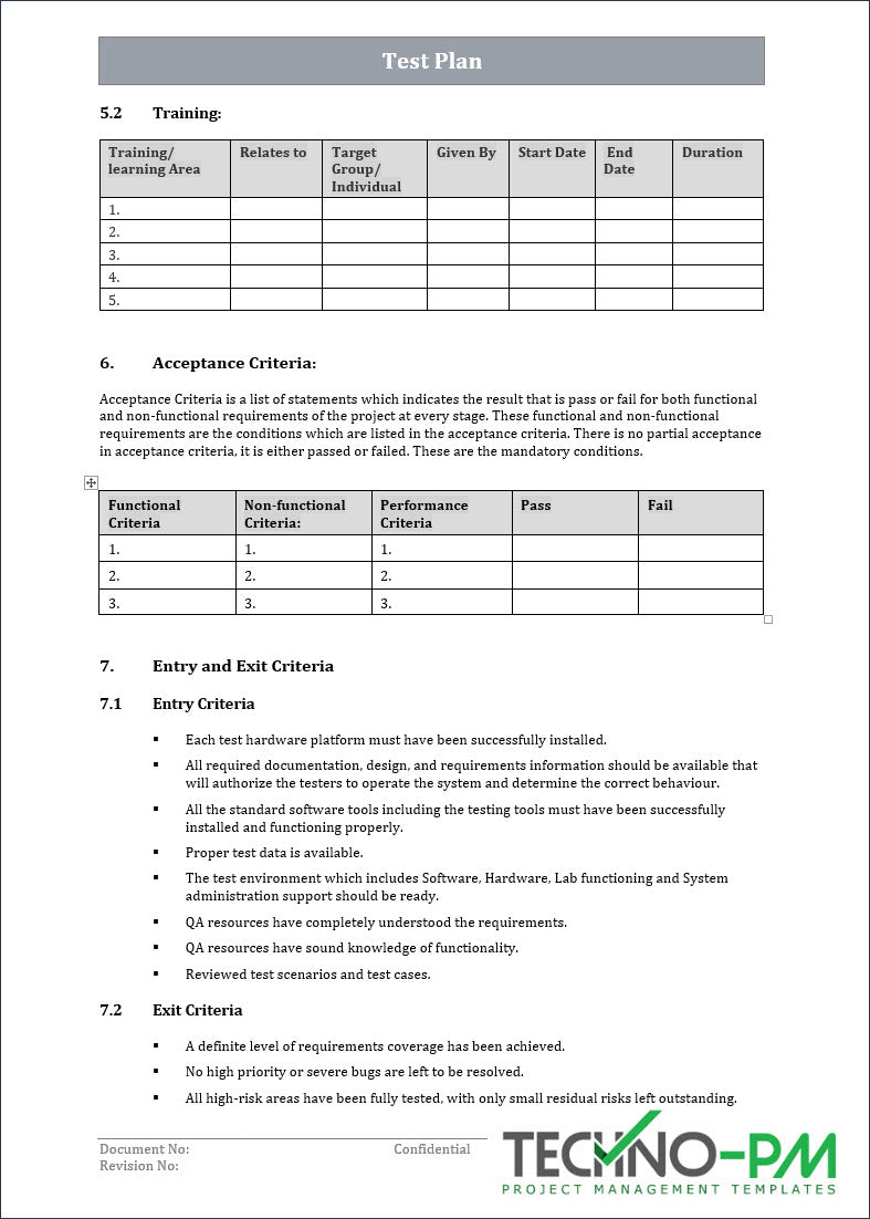 Project Testing Toolkit – Techno PM - Project Management Templates Download
