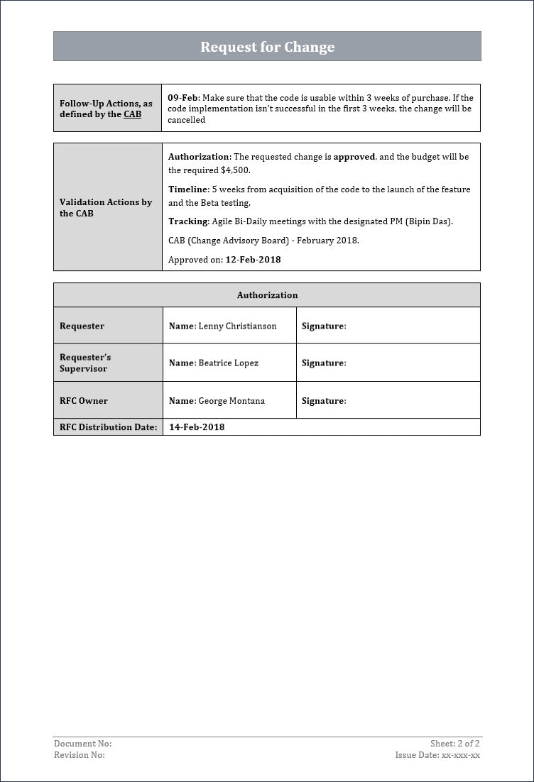 Basic Change Testing Template Change Management Templates Bundle – Techno PM - Project Management ...